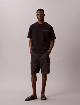 90S Denim Cargo Shorts