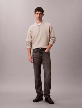 90S Straight Lyocell Blend Jeans
