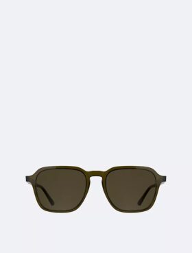 Acetate Modified Rectangle Sunglasses