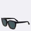 Acetate Modified Rectangle Sunglasses