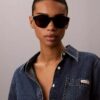 Acetate Oval Sunglasses
