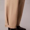 Adjustable Wide Leg Chino Pants
