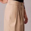 Adjustable Wide Leg Chino Pants