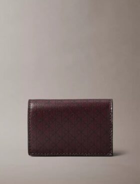 Allover Emblem Logo Accordion Card Case