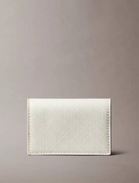 Allover Emblem Logo Accordion Card Case
