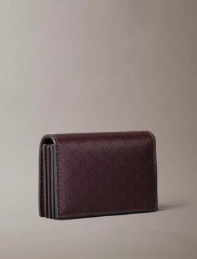 Allover Emblem Logo Accordion Card Case