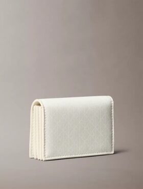 Allover Emblem Logo Accordion Card Case