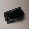 Allover Emblem Logo Accordion Card Case Allover Emblem Logo Accordion Card Case