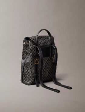 Allover Emblem Logo Backpack