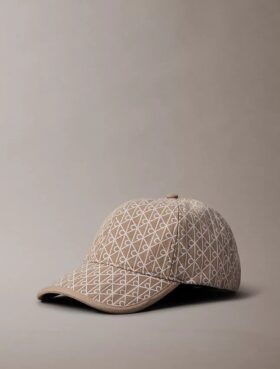 Allover Emblem Logo Baseball Cap