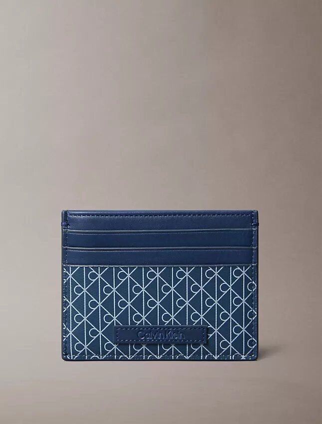 Allover Emblem Logo Card Case Allover Emblem Logo Card Case