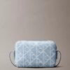 Allover Emblem Logo Denim Camera Bag