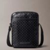 Allover Emblem Logo Reporter Bag