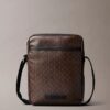Allover Emblem Logo Reporter Bag