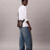 Allover Emblem Logo Reporter Bag