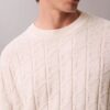 Allover Emblem Logo Ribbed Sweater