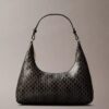 Allover Emblem Logo Shoulder Bag