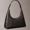 Allover Emblem Logo Shoulder Bag