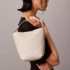 Allover Emblem Logo Small Bucket Bag with Pouch Allover Emblem Logo Small Bucket Bag with Pouch