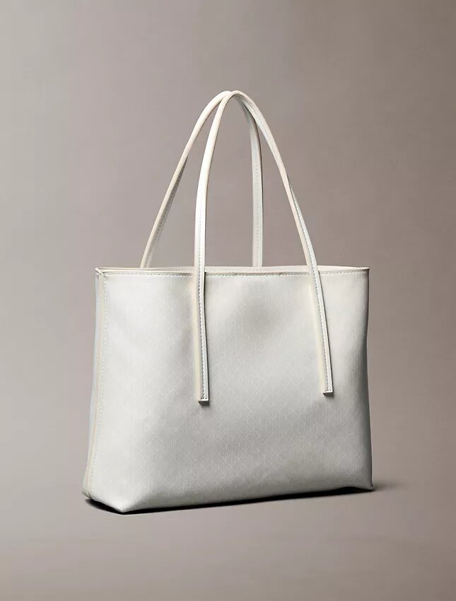 Allover Emblem Logo Small Tote Bag with Pouch Allover Emblem Logo Small Tote Bag with Pouch