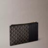 Allover Emblem Logo Top Zip Card Case Allover Emblem Logo Top Zip Card Case