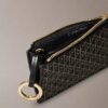 Allover Emblem Logo Top Zip Card Case Allover Emblem Logo Top Zip Card Case