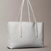 Allover Emblem Logo Tote Bag with Pouch Allover Emblem Logo Tote Bag with Pouch