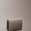 Allover Emblem Logo Trifold Wallet