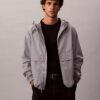 Allover Emblem Logo Windbreaker Jacket