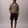 Allover Emblem Logo Windbreaker Jacket