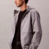 Allover Emblem Logo Windbreaker Jacket