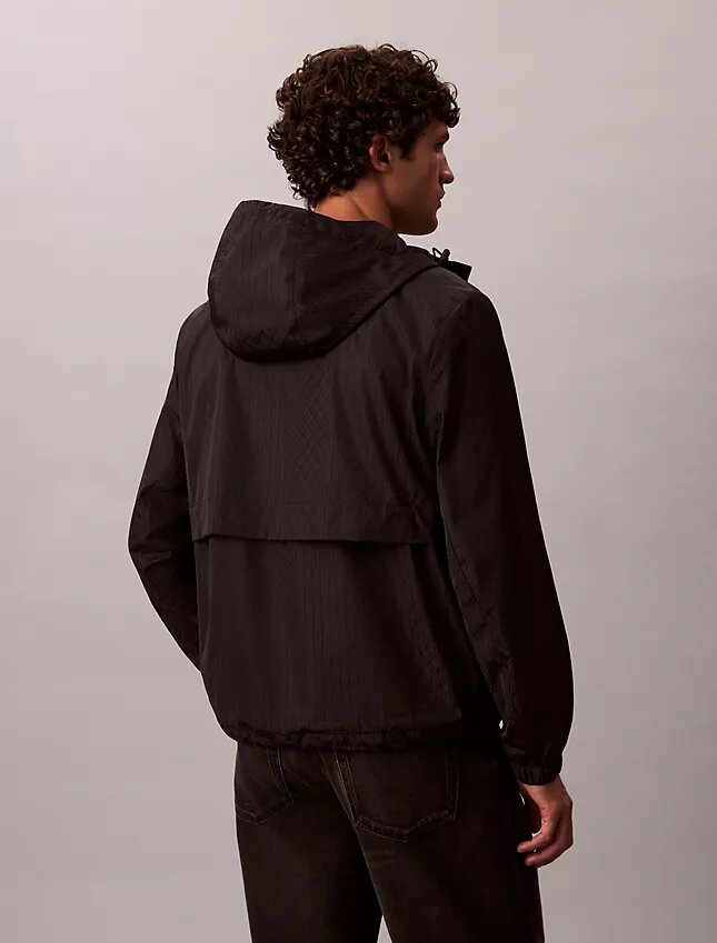 Allover Emblem Logo Windbreaker Jacket Allover Emblem Logo Windbreaker Jacket