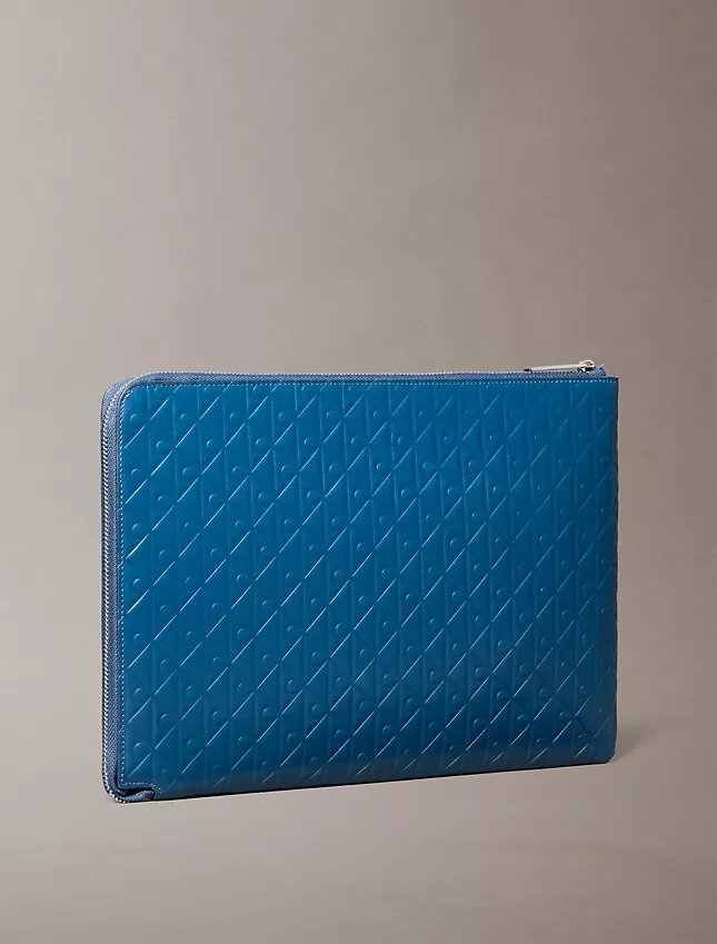 Allover Emblem Logo Zip Pouch Allover Emblem Logo Zip Pouch