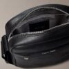Allover Embossed Emblem Logo Reporter Bag