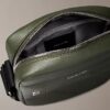 Allover Embossed Emblem Logo Reporter Bag
