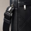 Allover Embossed Emblem Logo Reporter Bag