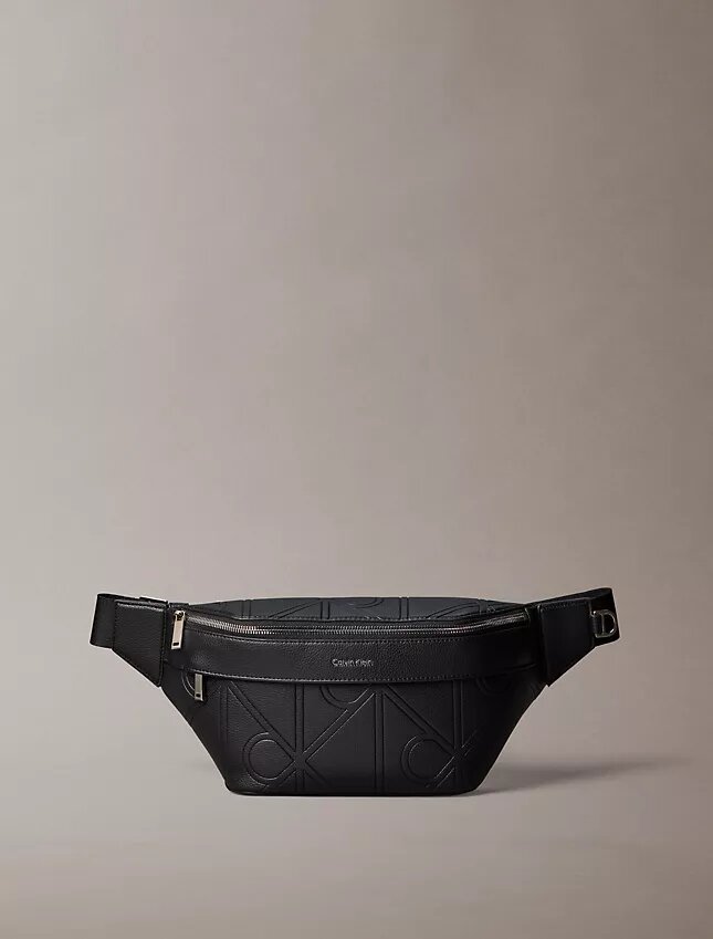 Allover Embossed Emblem Logo Waistpack Allover Embossed Emblem Logo Waistpack