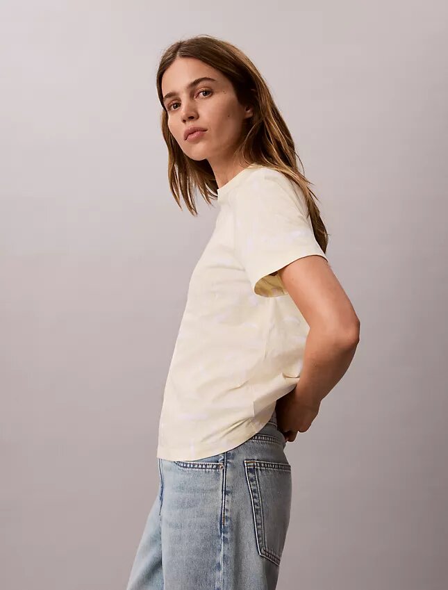 Allover Faded Monogram Classic T-Shirt Allover Faded Monogram Classic T-Shirt