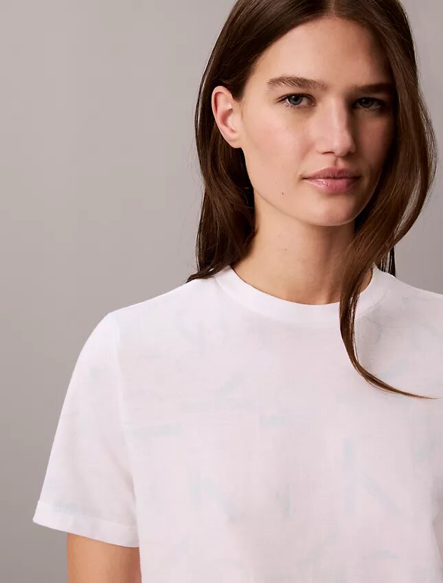 Allover Faded Monogram Classic T-Shirt Allover Faded Monogram Classic T-Shirt