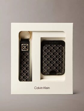 Allover Monogram Key Fob and Card Case