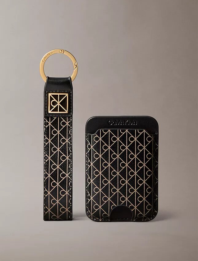 Allover Monogram Key Fob and Card Case Allover Monogram Key Fob and Card Case