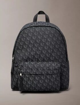 Allover Monogram Logo Backpack