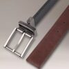 Allover Monogram Logo Reversible Belt