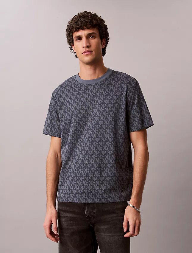 Allover Monogram Relaxed T-Shirt Allover Monogram Relaxed T-Shirt