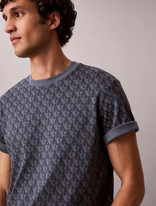 Allover Monogram Relaxed T-Shirt Allover Monogram Relaxed T-Shirt