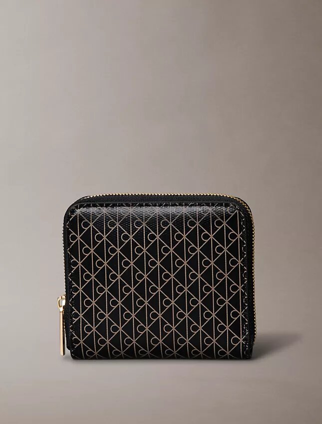 Allover Monogram Square Zip Wallet Allover Monogram Square Zip Wallet