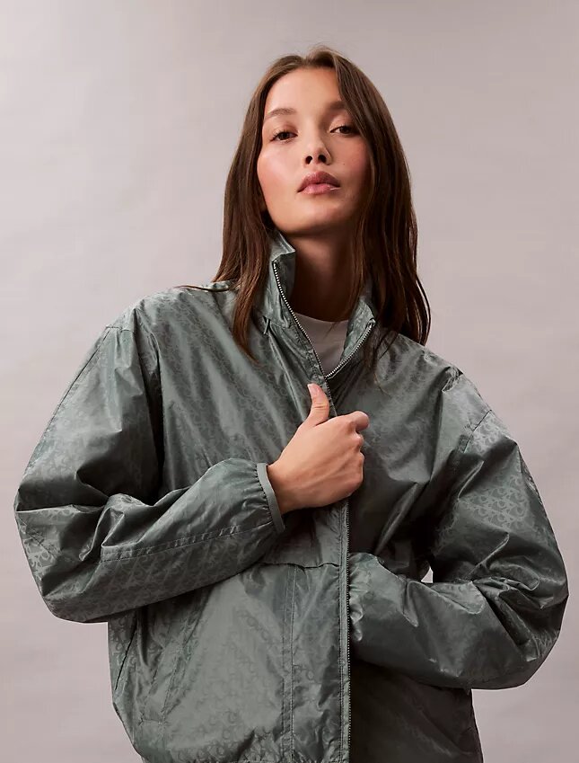 Allover Monogram Windbreaker Jacket Allover Monogram Windbreaker Jacket