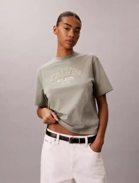 Arch Logo Graphic Boxy T-Shirt