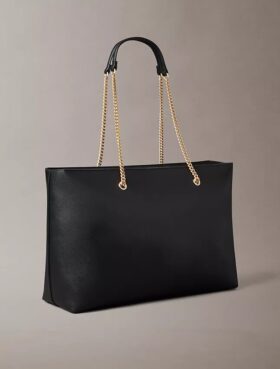 Archive Hardware Chain Strap Tote Bag