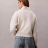 Archive Logo Fleece Quarter Zip Mock Neck Sweatshirt Archive Logo Fleece Quarter Zip Mock Neck Sweatshirt